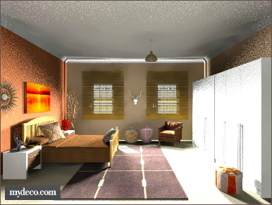 Home Decorating on The Next Picture Is Of Our Transformed African Home Decor Bedroom