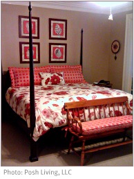 DIY interior decorating movement with colour