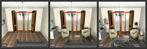 Furniture placement steps Furniture placement steps