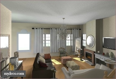 Decorating on a large budget Decorating on a large budget