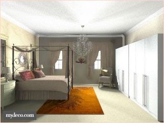 decor glamour bedroom