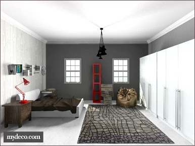 industrial decor bedroom